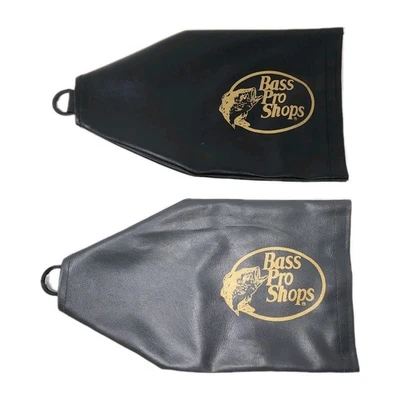 Lote de 2 capas de molinete Bass Pro Shops preto e cinza - Imagem 1 de 4