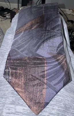 Corbata clásica de seda italiana para hombre DON LOPER Beverly Hills nueva con etiquetas Foto 1 de 4