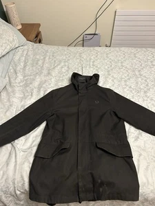 Large Fred Perry Coat, Mac/parker Style Used But Still Fair Condition - Picture 1 of 2