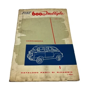 Fiat 600D Multipla Ersatzteilkatalog Karosserie 1960 110.315 - Bild 1 von 7