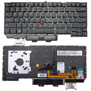 Backlit Laptop Keyboard Replacement for Lenovo Thinkpad X1 Carbon 5th Gen 201... - Foto 1 di 6