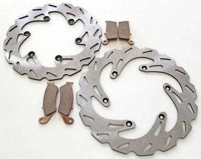 Brake Rotors and Brake Pads fits Yamaha WR250F 2001 Front and Rear RipTide - Image 1 of 4