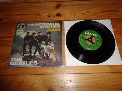 Beatles  Paperback Writer + Rain  Single  Ger  Odeon EMI Lennon Mc Cartney - Bild 1 von 2