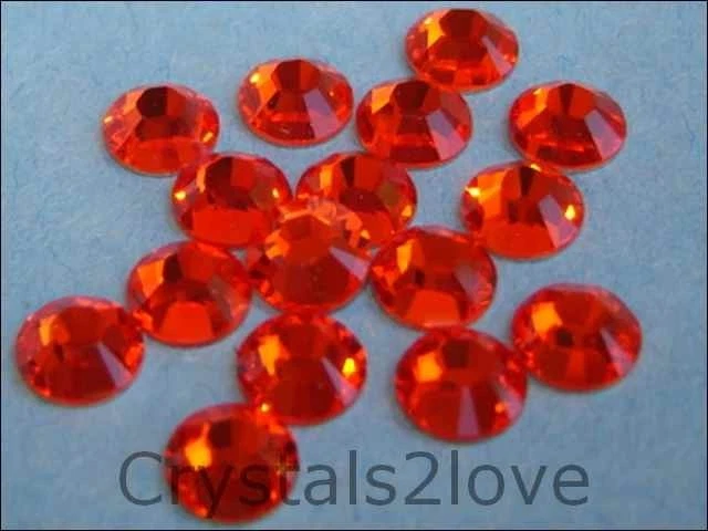 SS20 JACINTO Rojo HOTFIX Preciosa Viva Estrás 72 piezas Foto 1 de 1