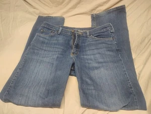 Pantalones de mezclilla para hombre Wrangler ajuste relajado 34W 34L 34x34 ligeramente usados moda clásica - Imagen 1 de 10