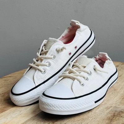 Zapatos de mujer Converse Chuck Taylor Shoreline sin cordones crema garceta/blanco talla 7,5 Foto 1 de 4