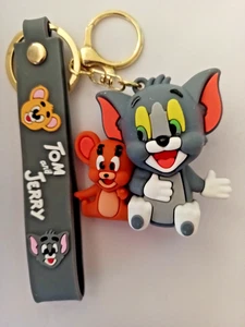 LLAVERO TOM AND JERRY / CLIP MOCHILA - PVC 3D - ENVÍO AL DÍA SIGUIENTE - Imagen 1 de 1