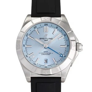 BREITLING Chronomat Automatic GMT40 P32398101C1S1 Ice blue Dial Watch - Picture 1 of 5