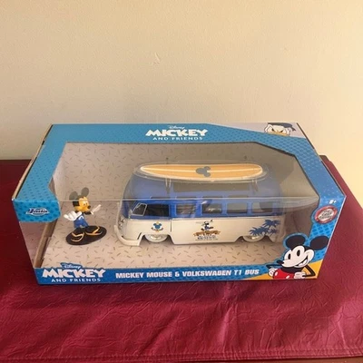 Jada Toys Disney Mickey & Friends 1:24 Scale Die-cast Volkswagon T1 Bus - Image 1 of 3