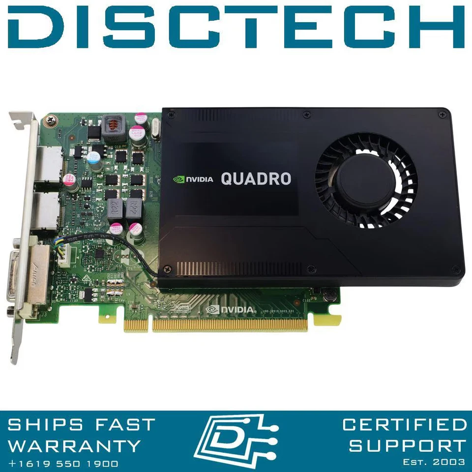 PNY / Nvidia Quadro K2200 4GB GDDR5 PCIe 2.0 x 16 Desktop Graphics Card - Image 1 of 3