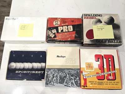 ENORME COLEÇÃO DE BOLAS DE GOLFE VINTAGE - Imagem 1 de 4