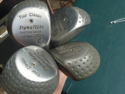 5 maderas de golf Dynaflite metálicas 2-14* 2 maderas, 3W, 5W + controlador TaylorMade diestro Foto 1 de 4