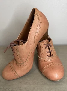 Office London braune Leder Herren Wear Style Schnürschuhe Größe 37 - Bild 1 von 7