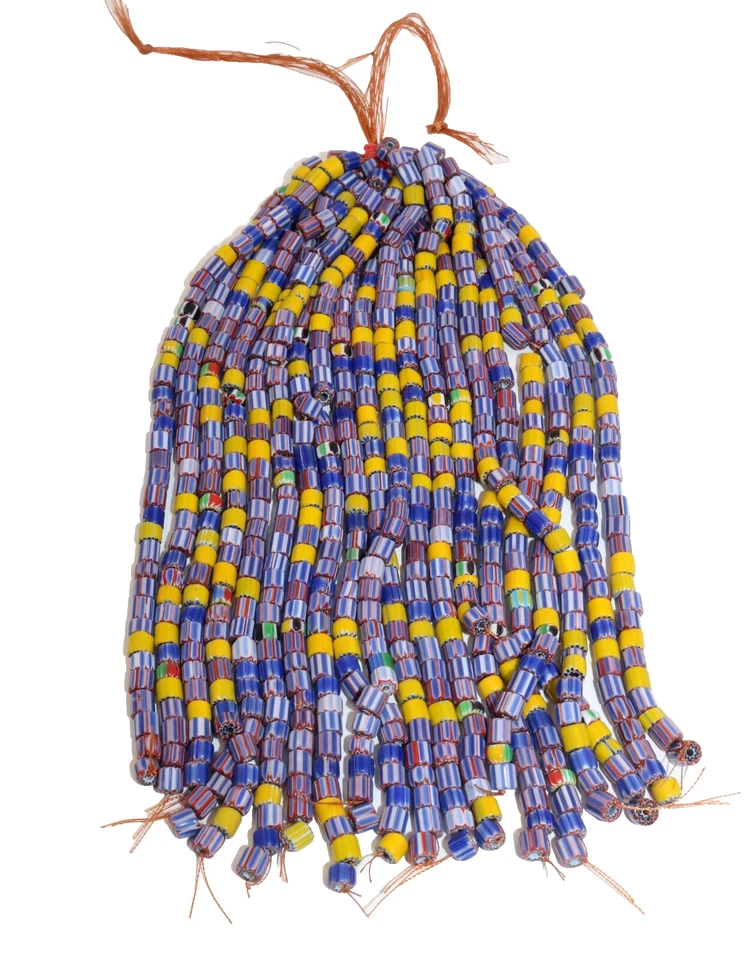 10 Strands Multi Color Chevron Beads for DIY jewelry making and decoration. - Image 1 of 3