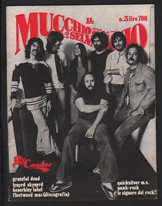 MUCCHIO SELVAGGIO 3/1977 GRATEFUL DEAD LYNYRD SKYNYRD RY COODER PUNK FOLK MAG - Picture 1 of 1