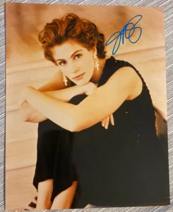 JULIA ROBERTS foto autografata a mano 8 x 10 con certificato di autenticità bellissima - Foto 1 di 1