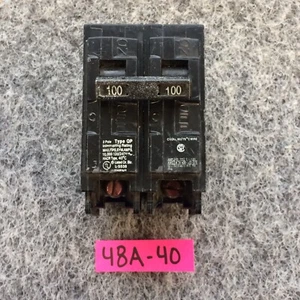 NOS - Siemens Q2100 Circuit Breaker 2 Pole 100 Amp 120/240 Volt AC ITE Warranty - Picture 1 of 12