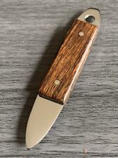 Tuna Valley Cutlery Co USA SS Hard Wood Walnut Collectors Knife Pick Opener