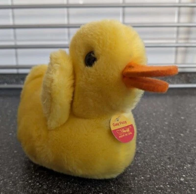 Steiff Cosy Piccy 5377/12 Ente gelb Stofftier Plüschtier Vintage Rarität NEU - Bild 1 von 4