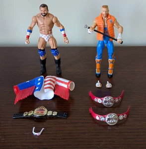 WWE Mattel Elites Zack Ryder & Curt Hawkins mit Internet Championship - Bild 1 von 1