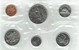 1969 Royal Canadian Mint Stempelglanz Proof Like -6 Coin Set - Bild 1 von 4
