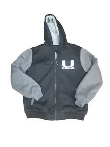 Miami Hurricanes Sudadera Pesada Chaqueta Abrigo Para Hombre TALLA GRANDE Negro ¡NUEVO SIN ETIQUETAS! 🧡💚 - Imagen 1 de 5