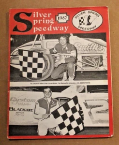 1987 Silver Springs Speedway Program - June 20, 1987 - Picture 1 of 2