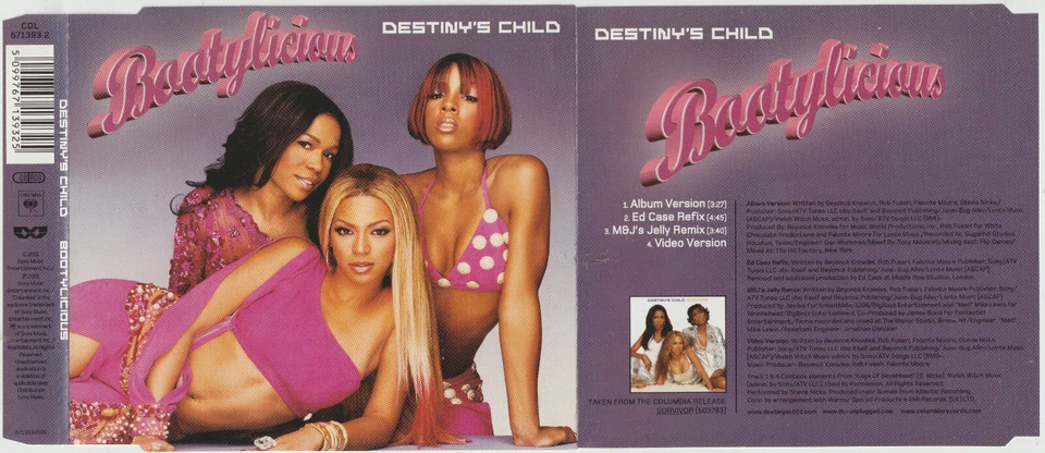 Destiny's Child - Bootylicious (2001) [4 Track Maxi CD] - Bild 1 von 1