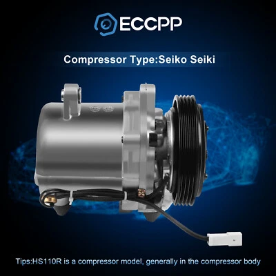 A/C AC Compressor For 1999-2005 Suzuki Grand Vitara 2004 Vitara 95-01 Esteem - Image 1 of 4