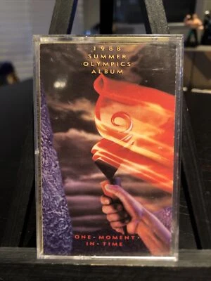 One Moment In Time 1988 Summer Olympics Album (Cassette 1988) Arista RARE HTF NM - Image 1 of 4