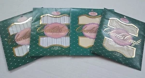 Vintage 4 Pk Charles Craft Cross Stitch Fabric 12"x18" New in Open Pkg. - Picture 1 of 6