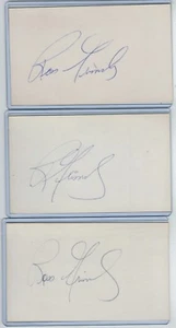 (3) ROSS GRIMSLEY JR INDEX CARD SIGNED 1971-82 REDS EXPOS ORIOLE PSA/DNA CERTIFY - Picture 1 of 2