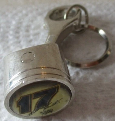 Matt Kenseth # 17 CHROME PISTON METAL KEYCHAIN ! FAST SHIPPING ! - Image 1 of 2