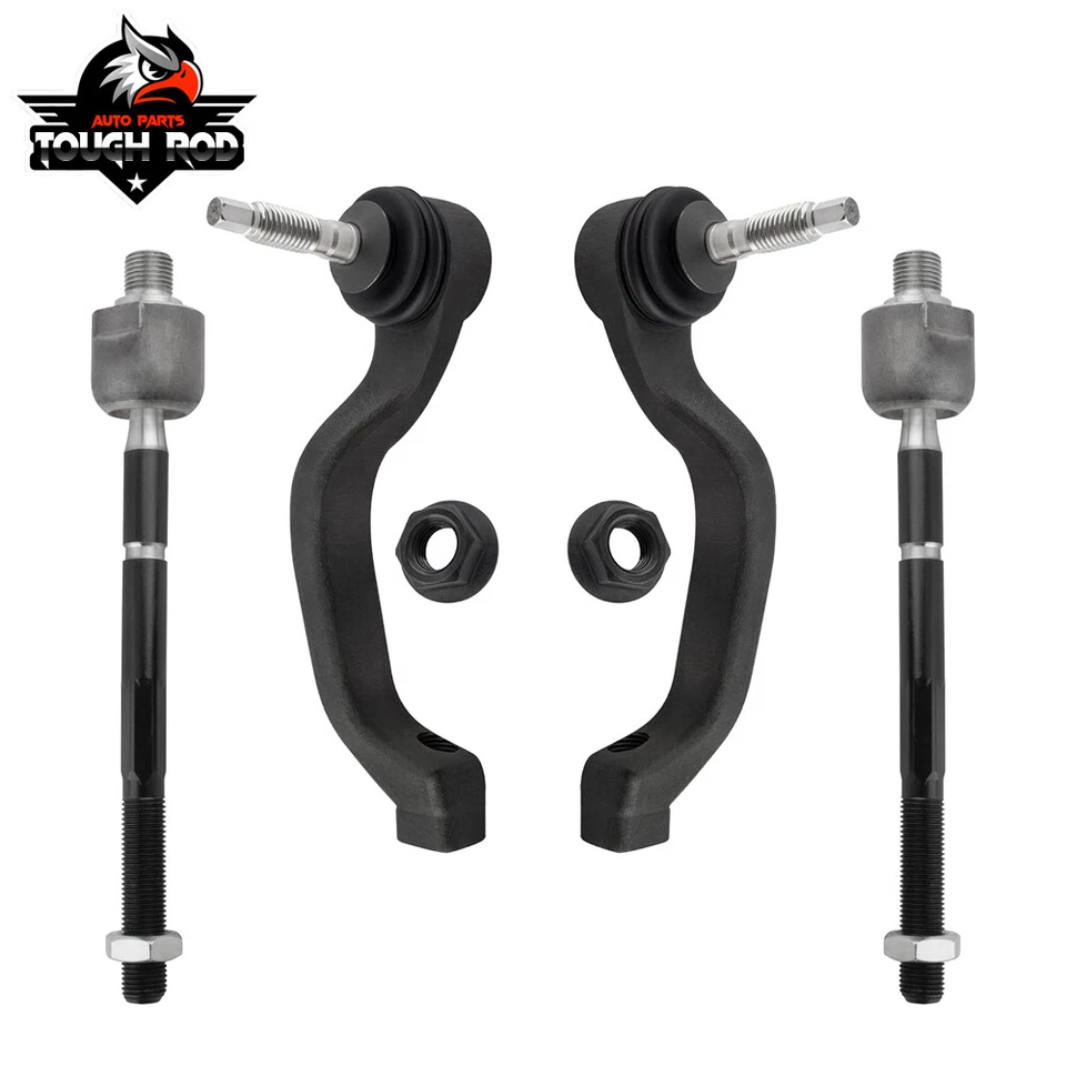 4x extremos de barra de amarre exterior interior delantero para Ford Thunderbird 2002 2003 2004 2005 Foto 1 de 4