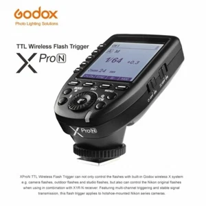 Godox Xpro-N 2.4G TTL HSS Camera Flash Trigger For Nikon D5300 D5200 D90 D100 D3 - Picture 1 of 14