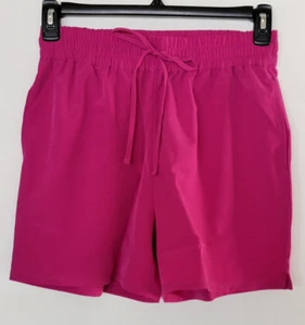 Denim & Co. Women's Berry Fuchsia Quick-Dry Cover-Up Swim Shorts Size XS 2-4 New - Picture 1 of 9