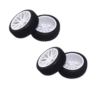 4x RC Reifen Felge 1/16 Buggy Ersatzreifen Für Ferngesteuerte Modellautoteile - Bild 1 von 11