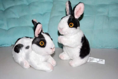 2 Weiche süße  Plüschhase Hase, Kaninchen,Plüschtier, Kuscheltier 20 und 23 cm - Bild 1 von 4