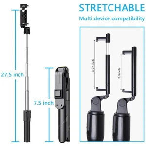Phone Stand Tripod For Live Vlog Video Camera Selfie Stick With Remote Control - Picture 1 of 14