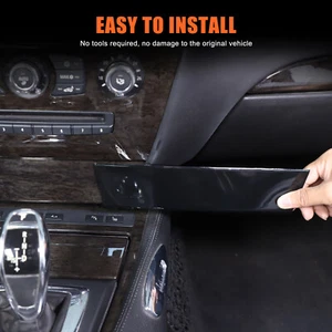 Car Center Control CD Panel Lower Glossy Black Trim For BMW 6 Series E63 2004-09 - Picture 1 of 12