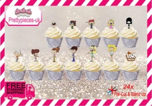 The Loud House Head 24 Stand-Up Vorgeschnittene Waffel Papier Tasse Kuchen Topper - Bild 1 von 6