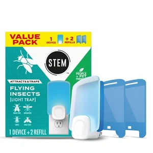 (2 Pack)STEM Light Trap: Indoor Fruit Fly Trap Effective Insect Control for Home - Picture 1 of 11