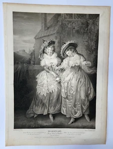 SHAKESPEARE "MERRY WIVES OF WINDSOR" 1793 GRANDE GRAVURE ORIGINALE ED ANGLAISE - Picture 1 of 10