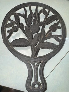 Trivet Antique, Cast Iron, Handled Weeds 12” Long - Picture 1 of 9