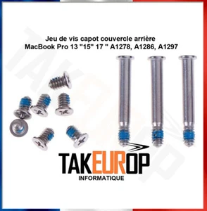 Jeu de vis Apple Macbook pro 13" 15" 17" a1278 a1286 a1297 screws set 10x lot - Picture 1 of 1