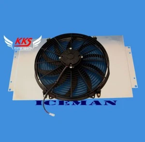 KKS Radiator Shroud 16" Fan for Chevy 1964-67 Chevelle El Camino 1966-68 Caprice - Picture 1 of 8