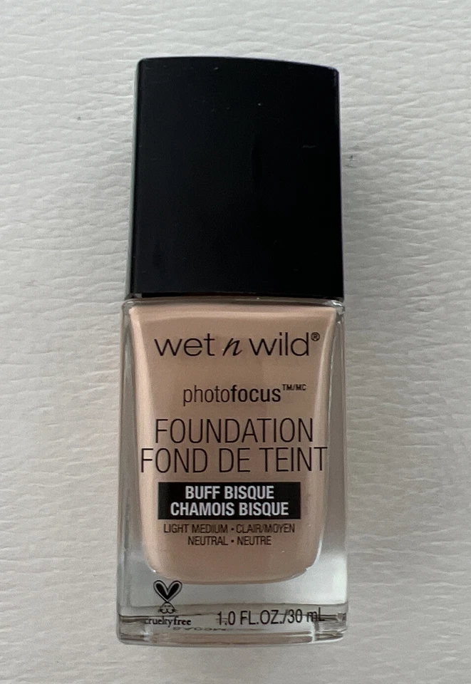 Wet n Wild Photo Focus Foundation Buff Bisque Matte 366C New 30 mL - Image 1 of 1