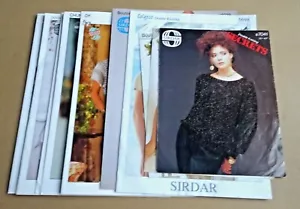 MULTI-LIST SELECTION OF SIRDAR LADY’S USED KNITTING PATTERNS (H) - Picture 1 of 15