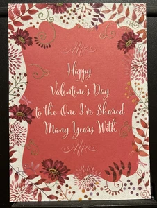 Love One Valentinstag Grußkarte mit Umschlag - Bild 1 von 5