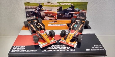 CONVERSION 2 CAR SET 1:43 Minichamps ARROWS A20 1999 AUSRALIAN GP  BEST RESULT - Image 1 of 4
